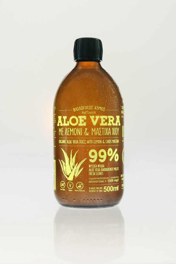Aloe with Lemon & Chios Mastic Organic 500ml