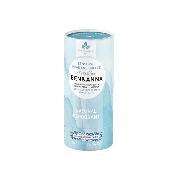 Deodorant Stick - Highland Breeze Sensitive Ben&Anna 40g