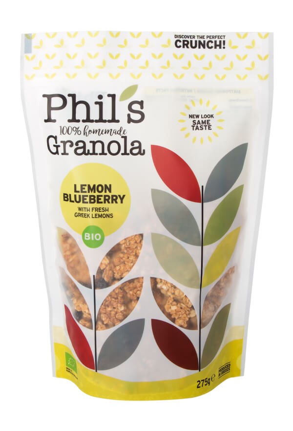 Natural lemon blueberry granola 275gr