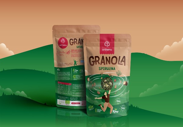 Granola Spirulina 350g ORGANIC