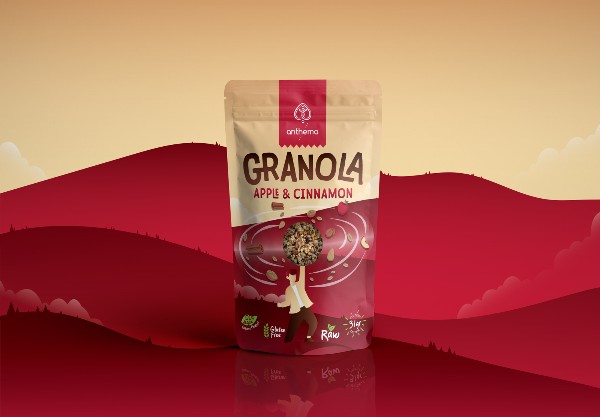 Γκρανόλα Granola Μήλο Κανέλλα 350γρ ΒΙΟ Χ/ΓΛ