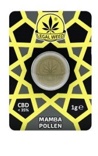 Legal Weed Pollen Mamba CBD<35% - 1gr