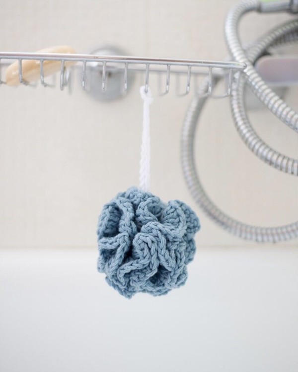 Handmade Knitted Bath Sponge