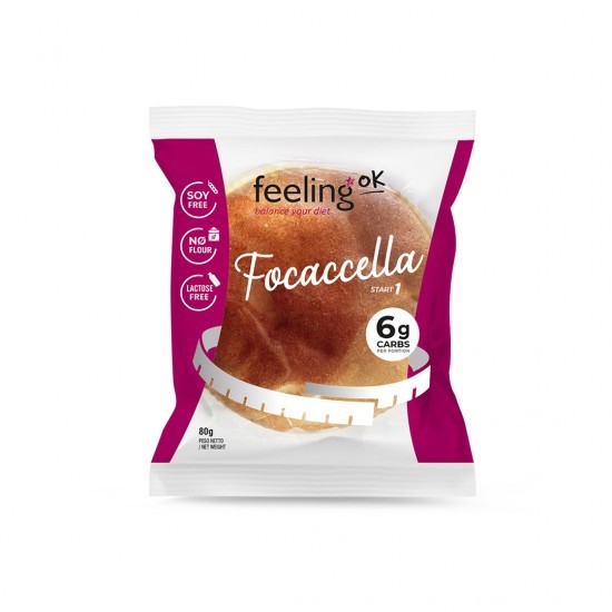 Italian Bread Focaccella FeelingOk without carbohydrates 80gr