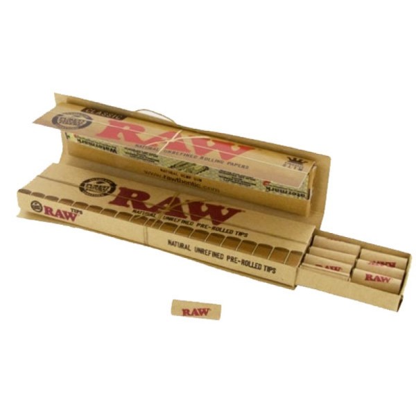 KS Slim Rolling Papers with Pre-rolled Tips 24pcs